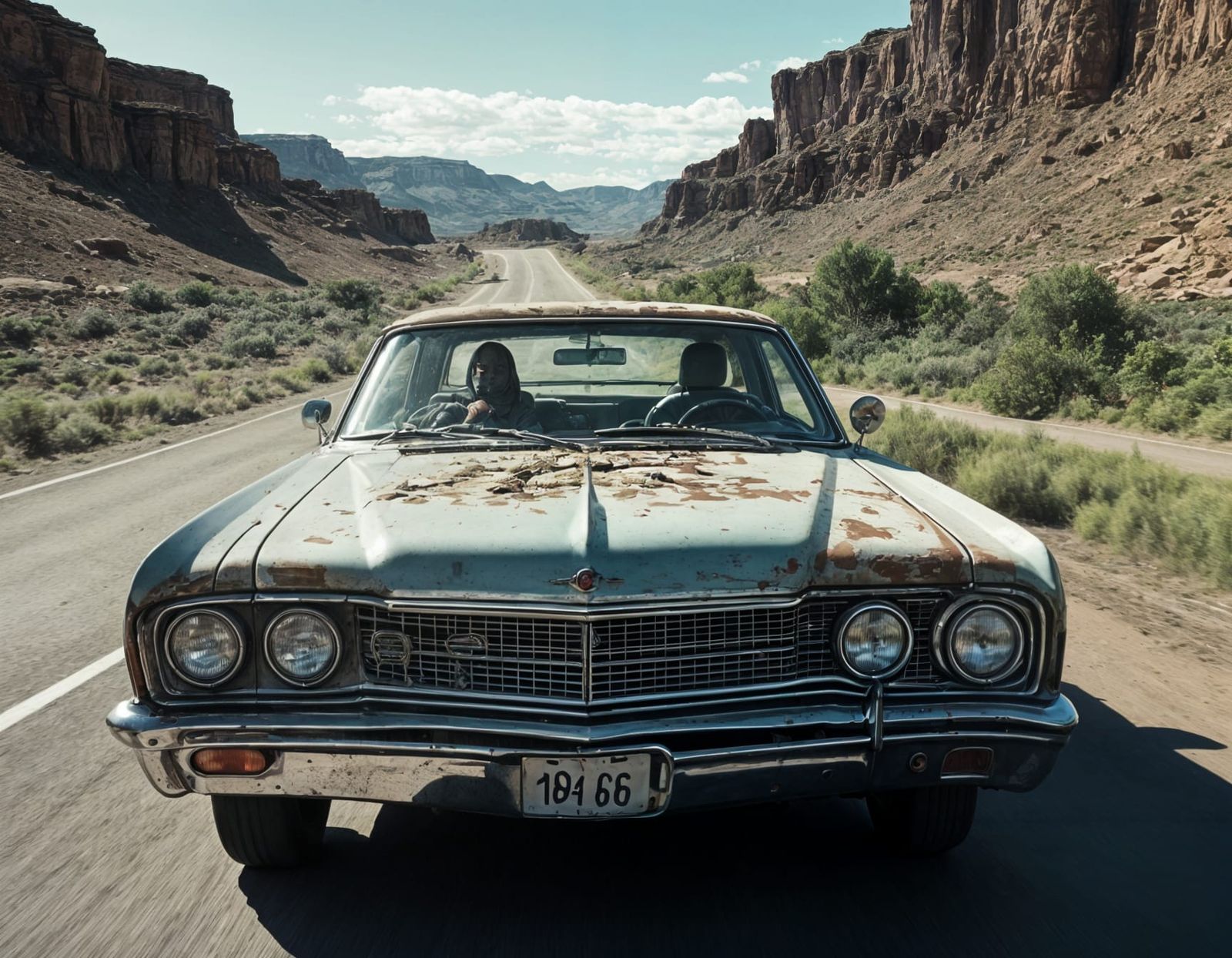 Post-Apocalyptic Road Trip on Route 666