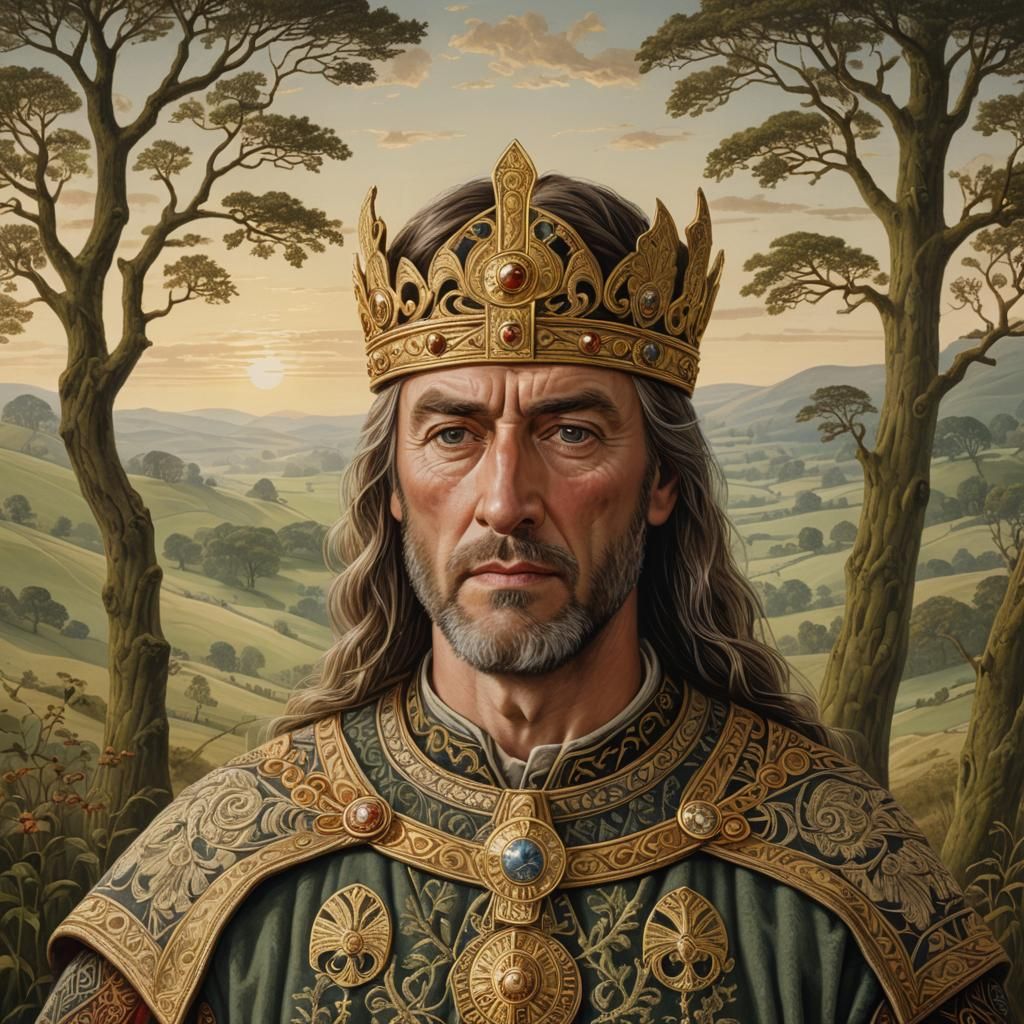 King Alfred of Wessex: Anglo-Saxon Portrait