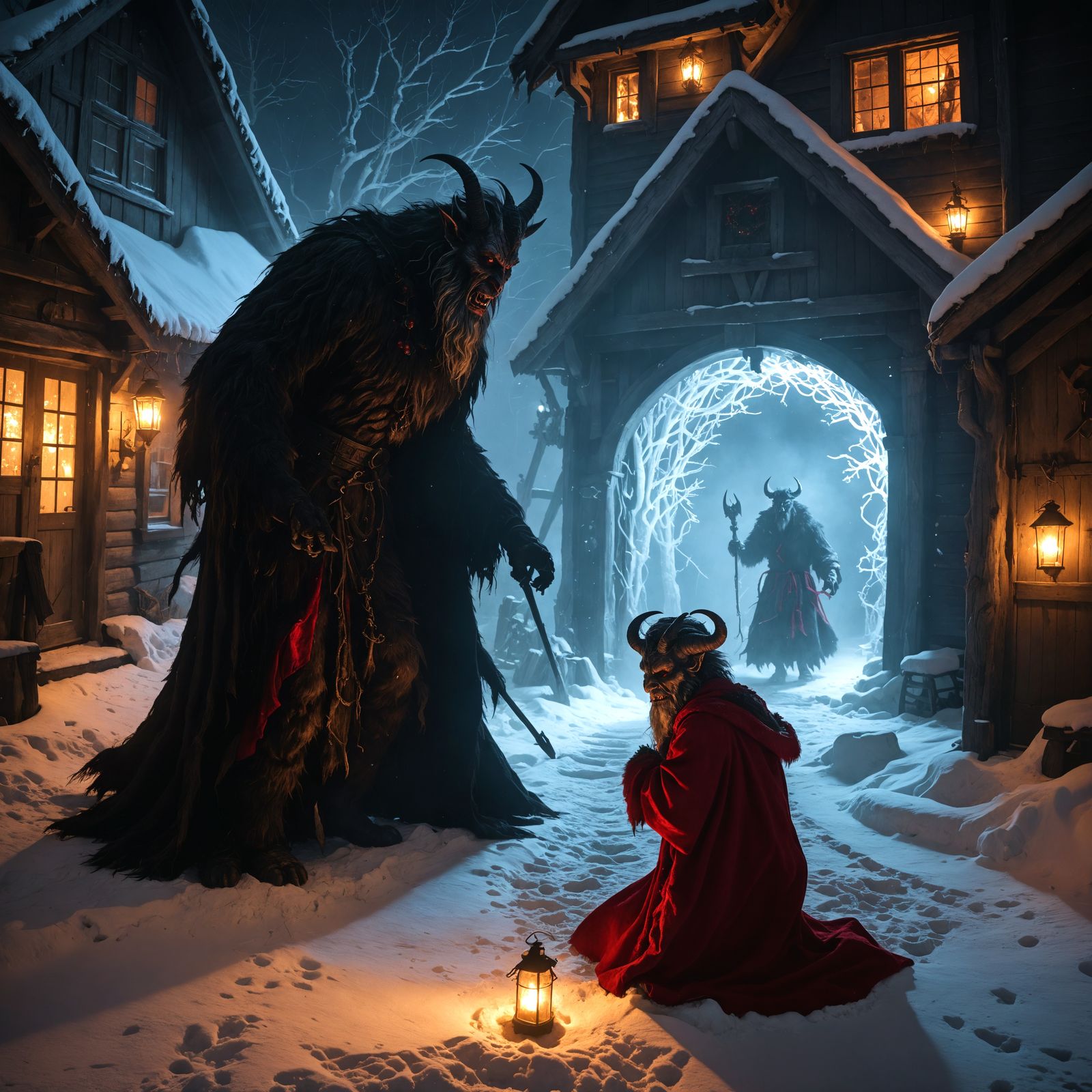 Krampus Offers Love and Hope to a Terrified Young Boy