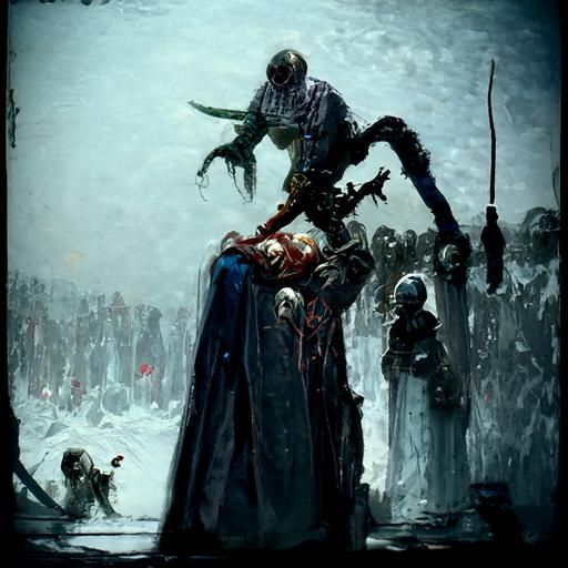 Gruesome Fantasy in Gothic Horror Style