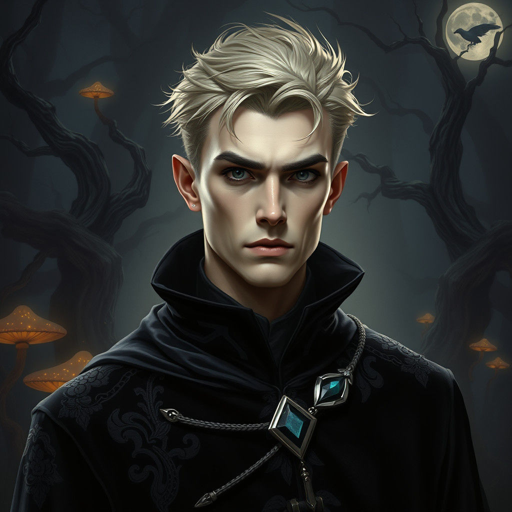 Dark Fantasy Portrait of an Evil Man