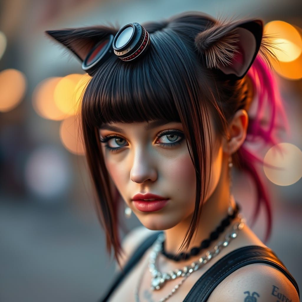 Bella Punk in Moody Professional Portrait