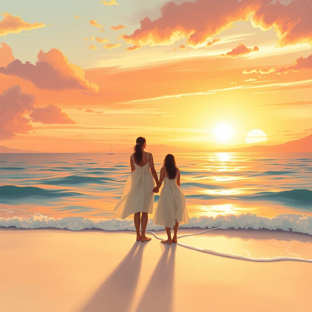 [Verse 2]
Waves that whisper tales untold
In our hearts the ...