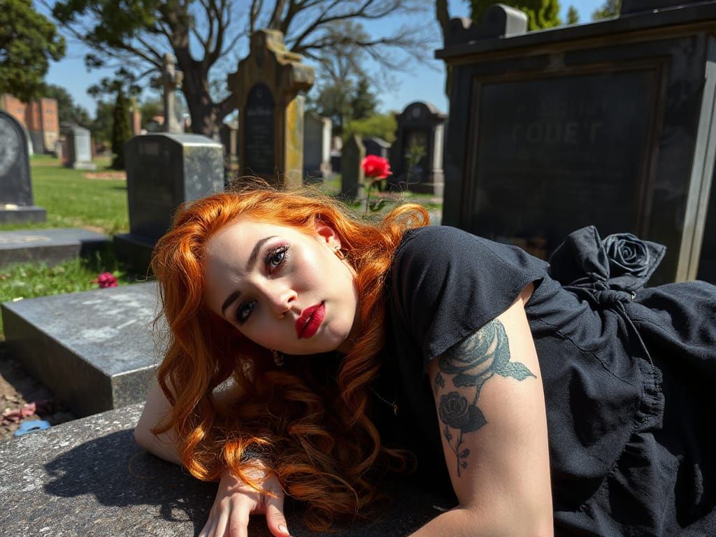 Goth Goddess in Radiant Splendor