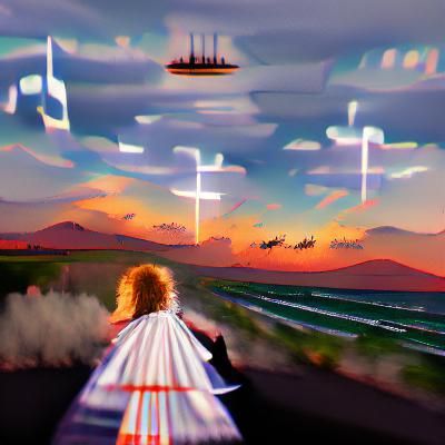 Chasing Hallelujah Across a Dreamlike Horizon