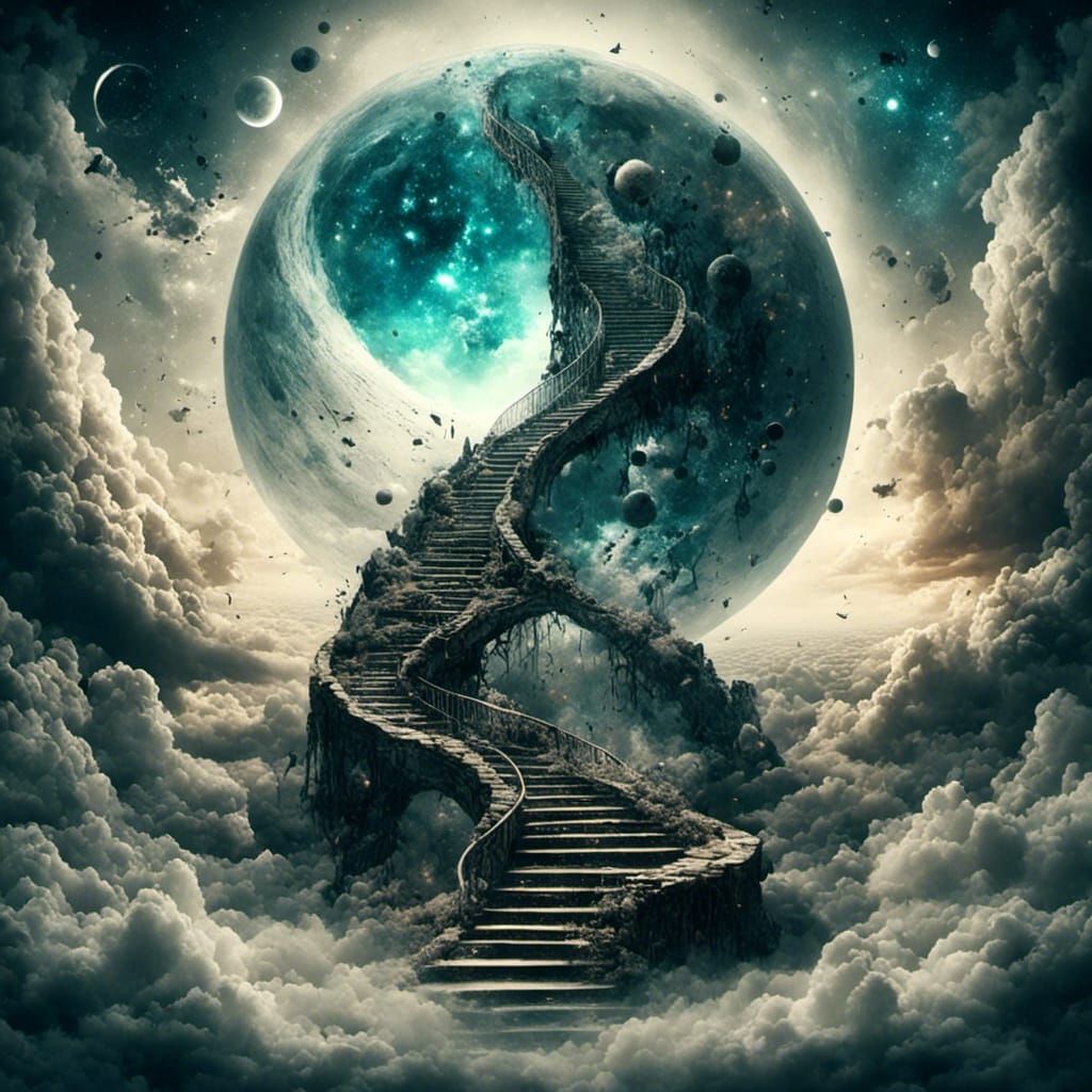 Colorful Stairway to Heaven, Fantasy Style