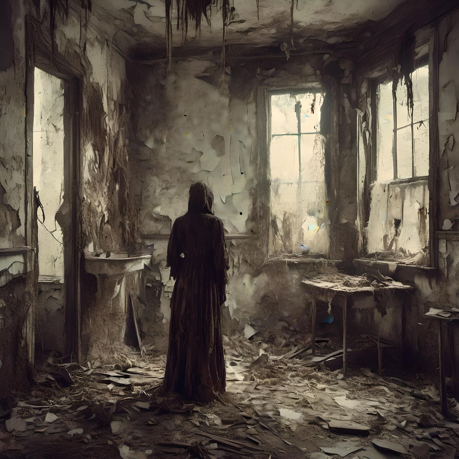 Creepy Shadow Figure Hiding in Plain Sight