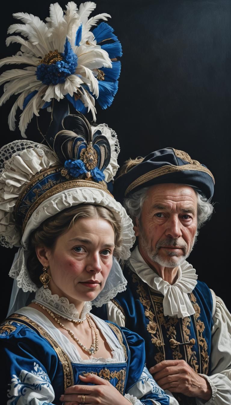 Dutch Heroes Kai and Gerda in Traditional Costumes