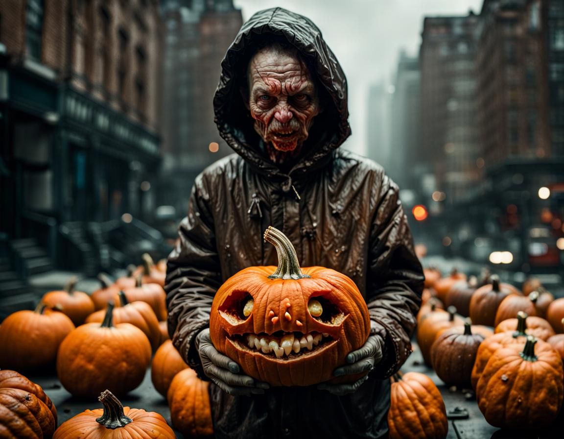 ugly pumpkin seller