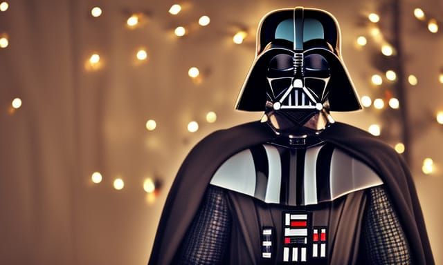 Christmas Darth Vader: Professional Photography