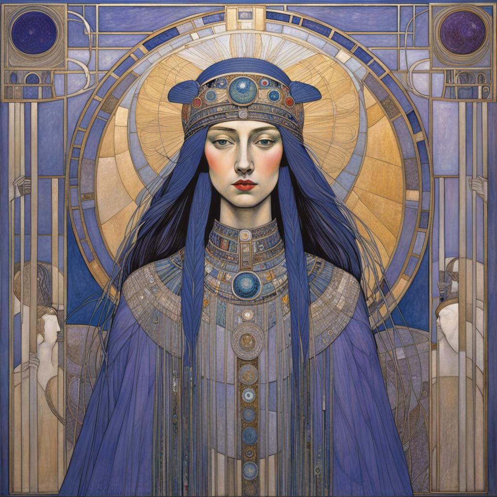 Queen of Falcons in Glasgow Style