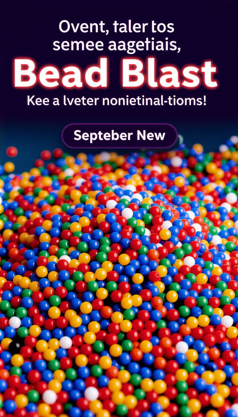 Abstract Bead Pattern Generated by AI