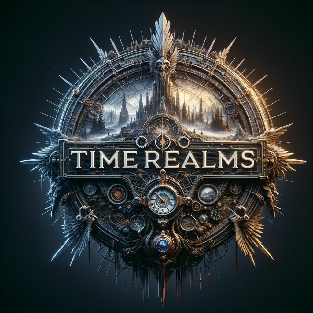 TimeRealms: A Hyperrealistic Time-Travel Game Logo