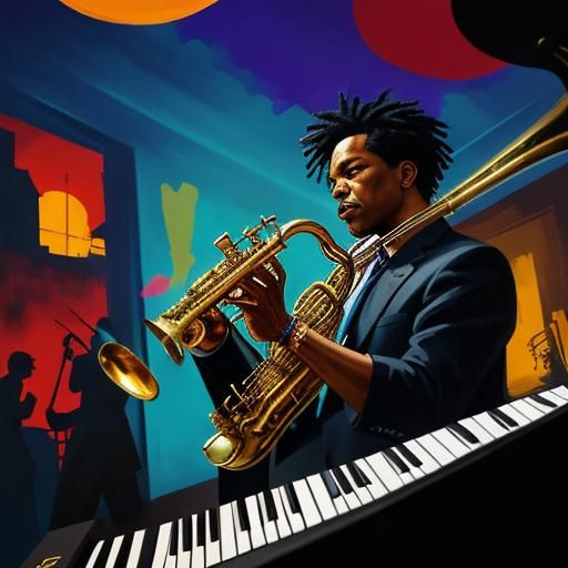 Jazz Club Cats: A Whimsical Illustration