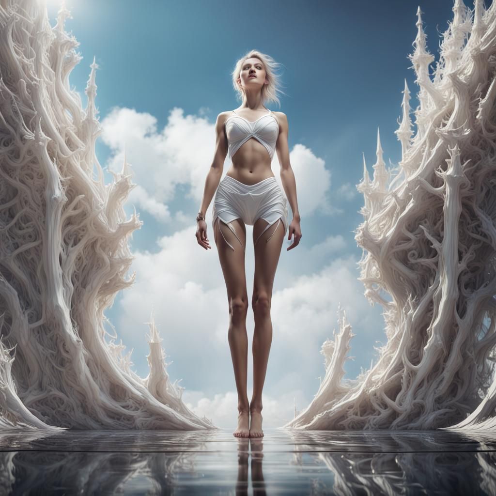Proud Woman in Detailed Fantasy Concept Art