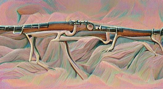 AI Generated Image of a Rifle