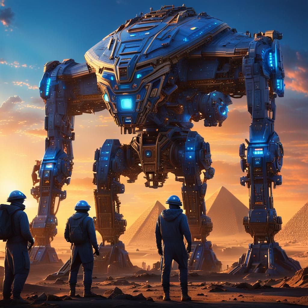 Epic Sci-Fi: Alien Construction of Pyramids