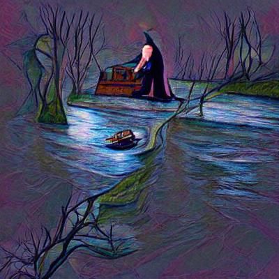 Ferryman on the River Styx: Journey to the Underworld
