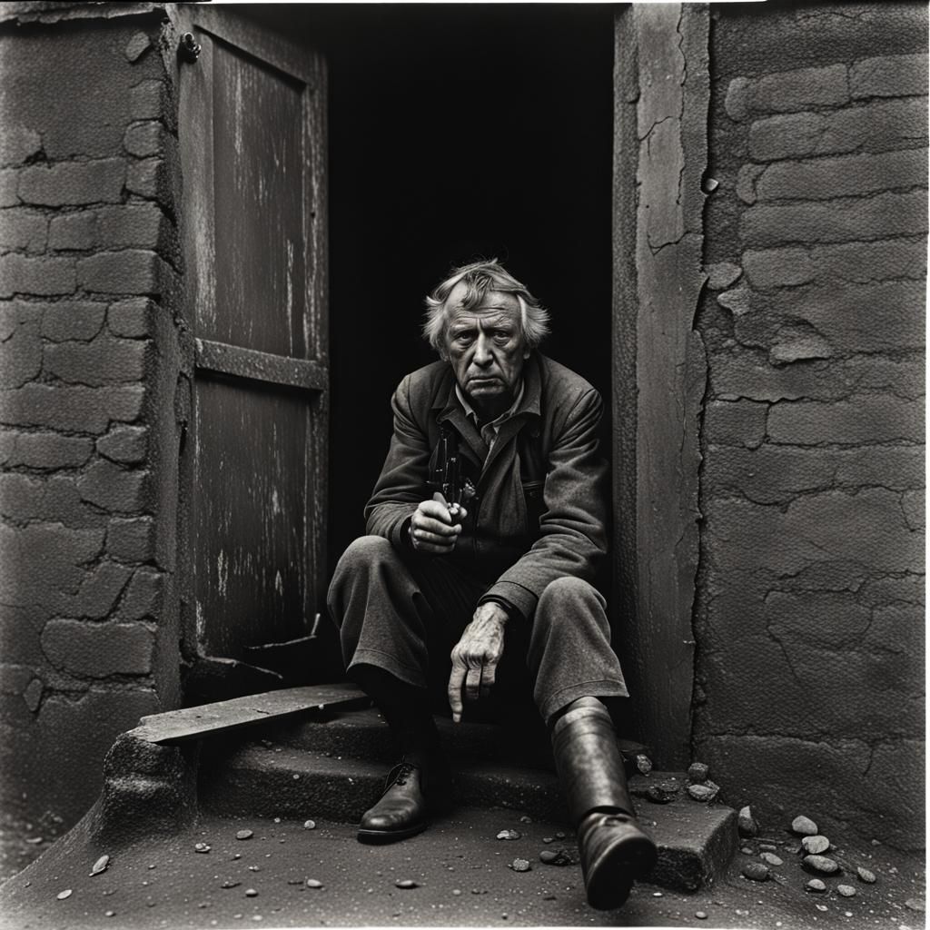 Grimdark Image in Photojournalistic Style