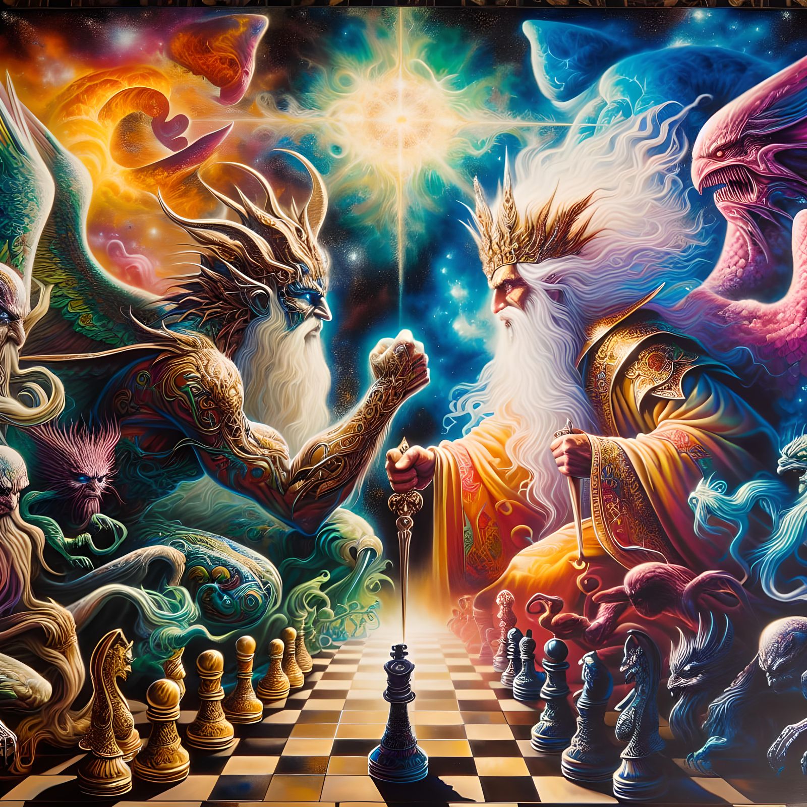 Celestial Being vs Folklore Entity Chess Match