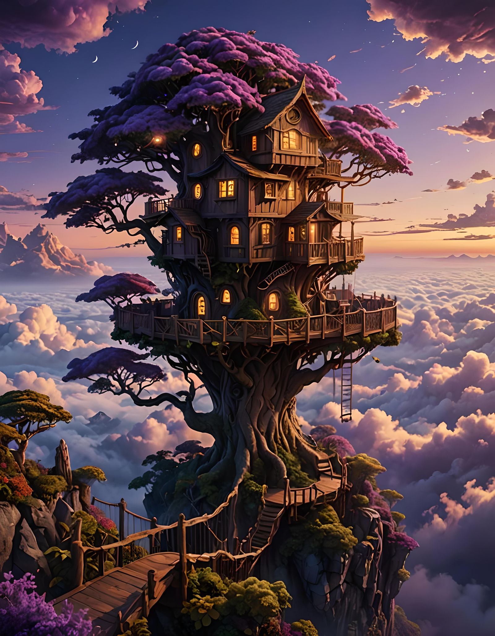 I took me 150 years to build this tree house for my children...
