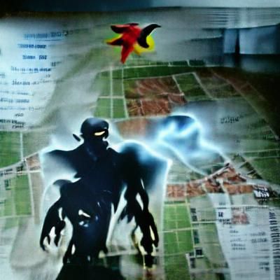 The Flash Running at Superhuman Speed