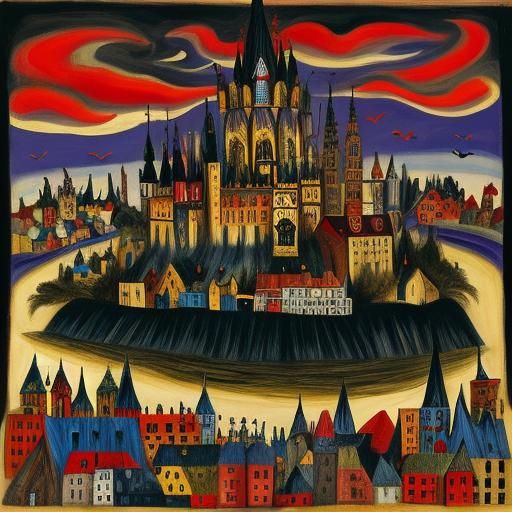 City of Witches, Expressionist Surrealism