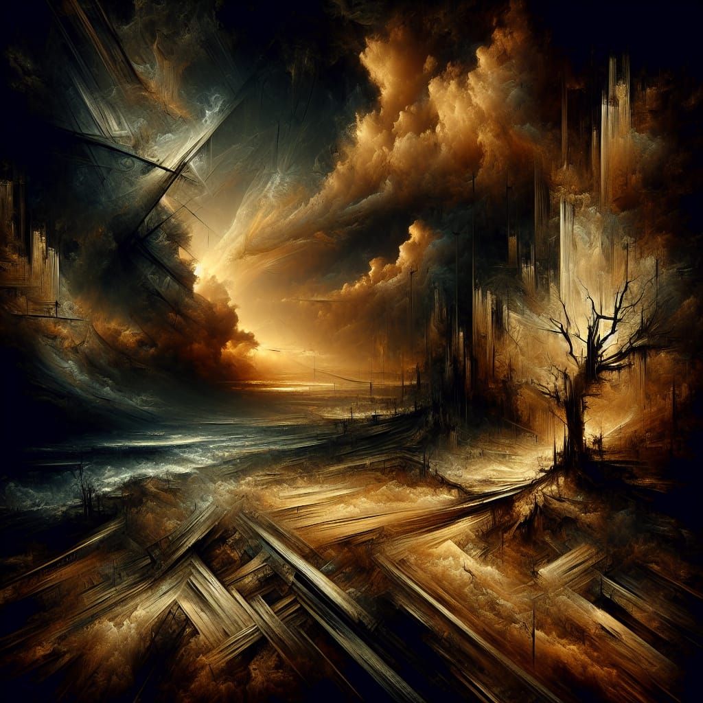 Surreal Masterpiece Honoring the Dark Aesthetic of Early 20t...