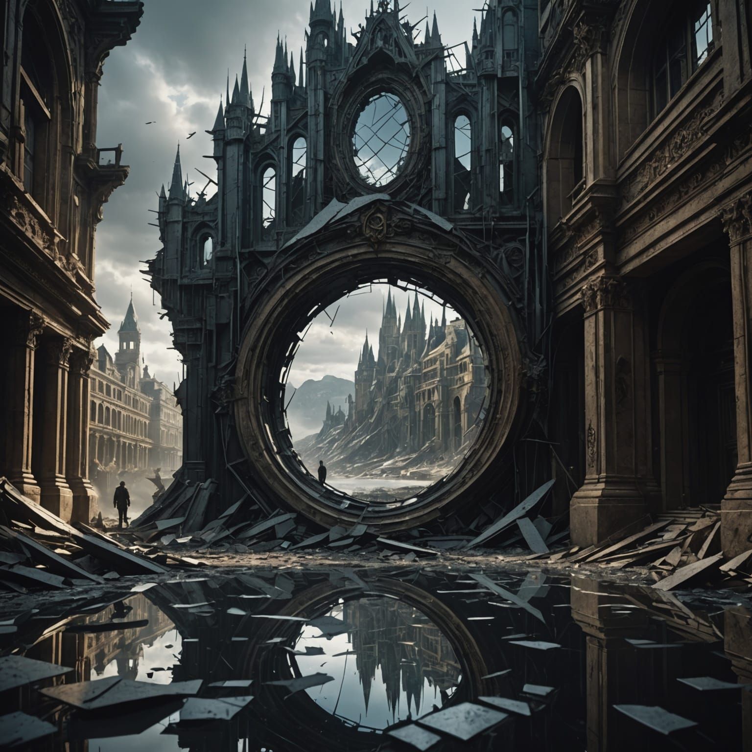 Shattered Mirror: Dramatic Digital Matte Painting