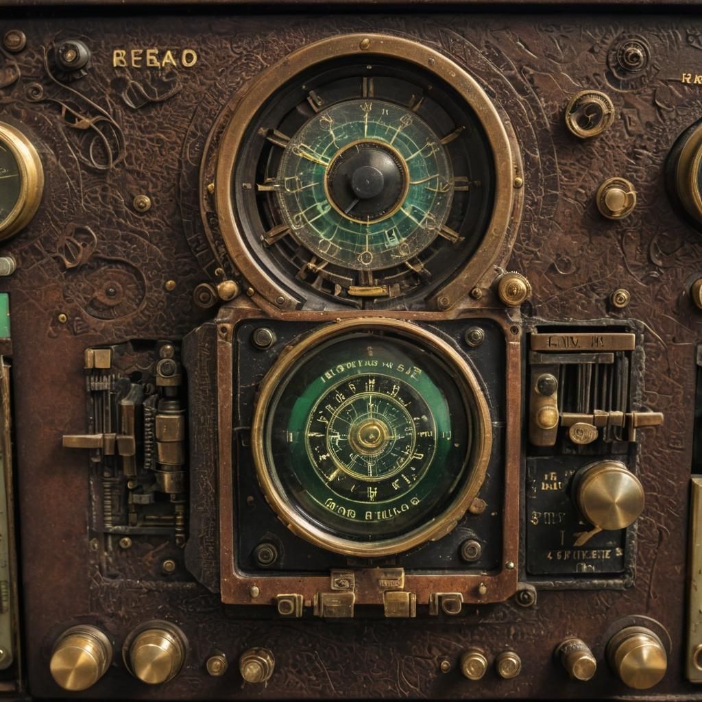 Sci-Fi Device Repurposed from Vintage Radio