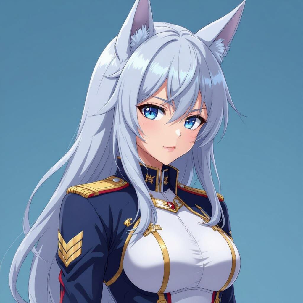 Uma Musume Racer in French Gendarme Armor