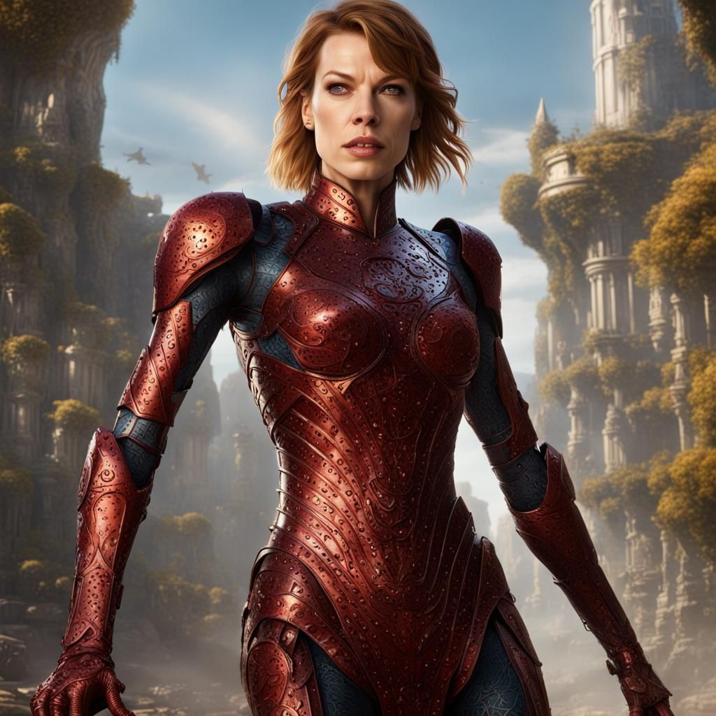 Milla Jovovich as Pepper Potts.