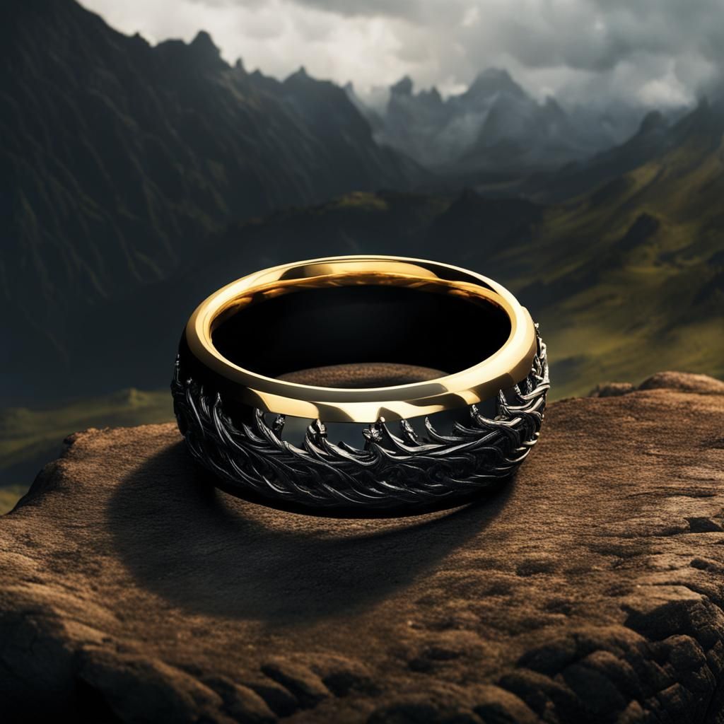 Mordor Landscape: Shadows and Foreboding