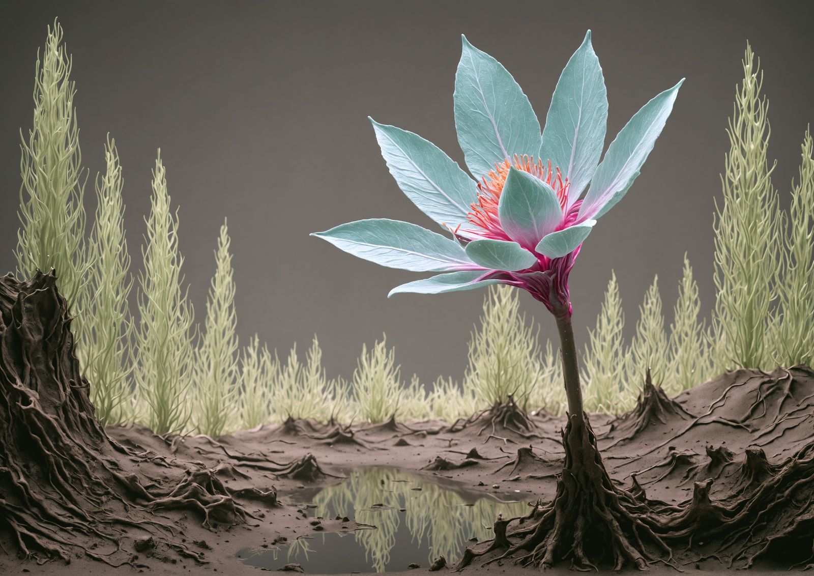 Accretious Growth Visualized by AI