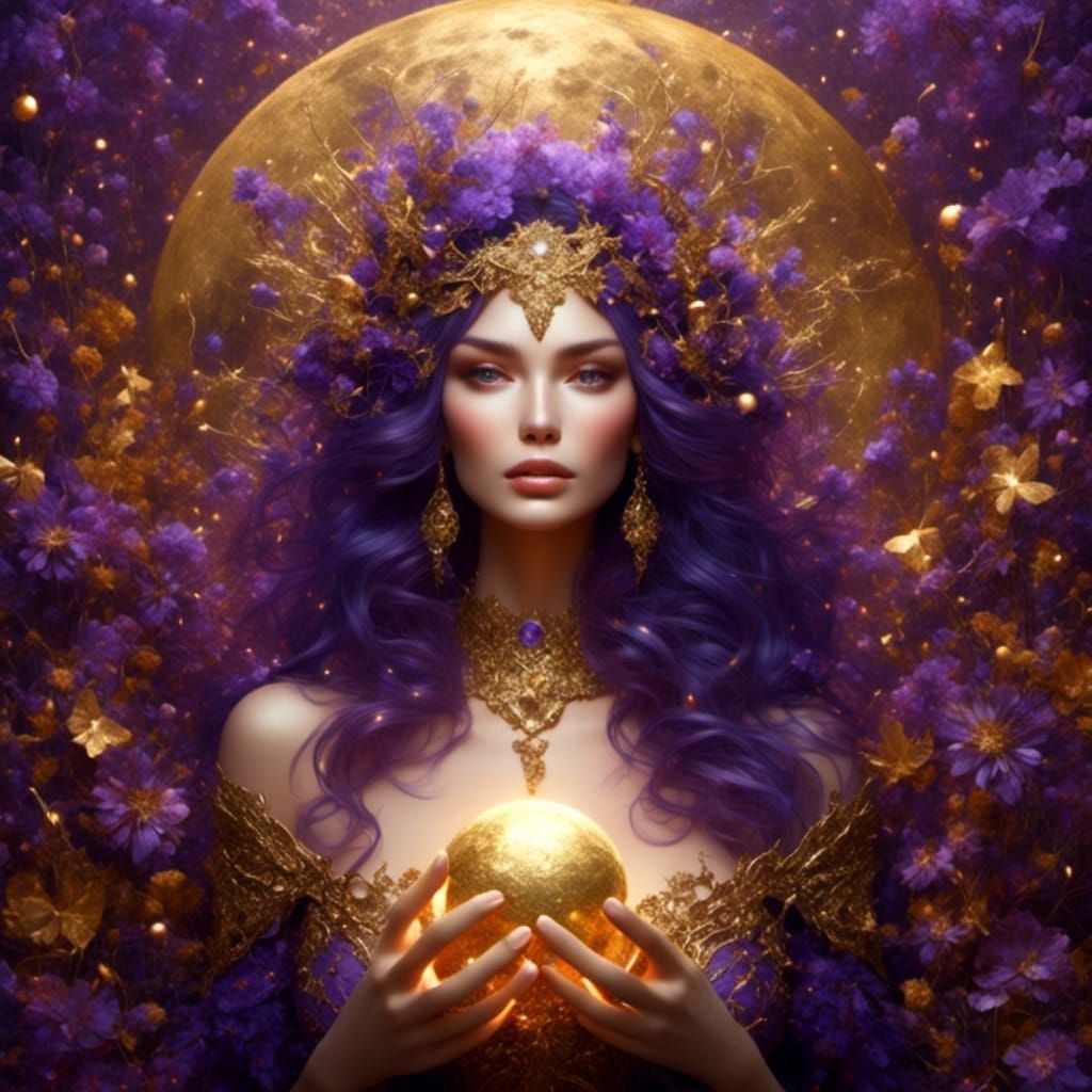 Debbie Criswell Under a Harmonious Golden Moon