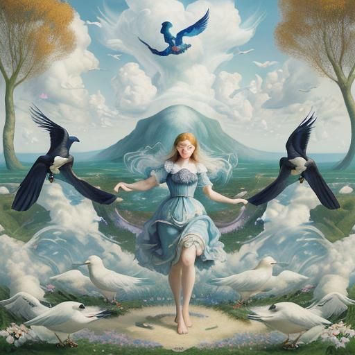 Avoir la tête dans les nuages