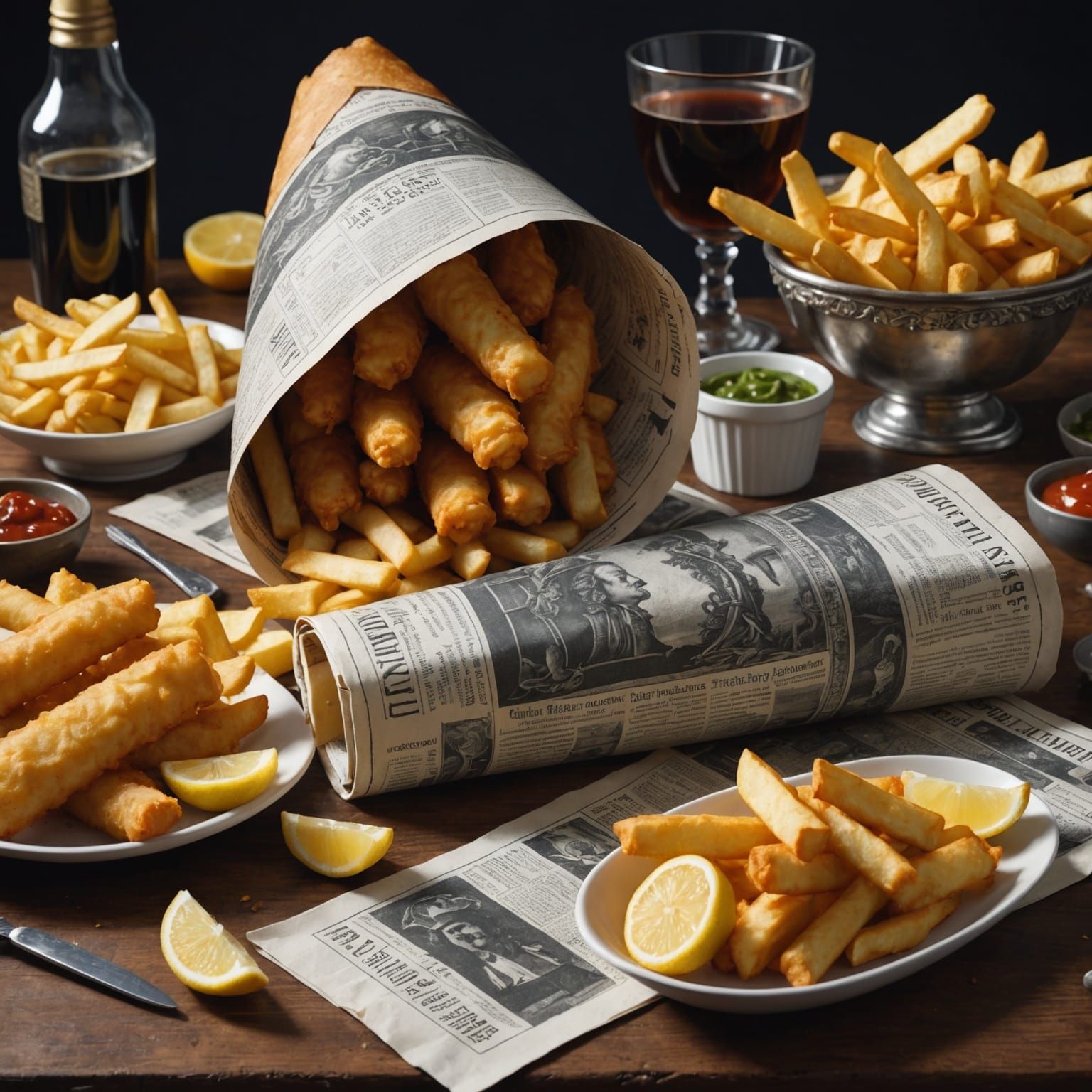 Fish and Chips on King Louis XIV's Table