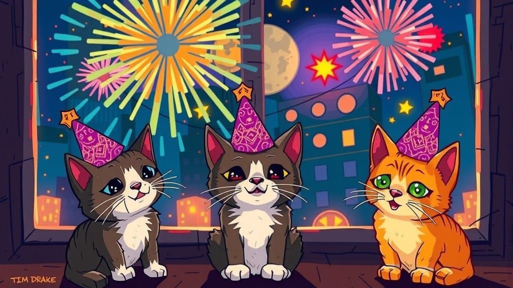 Robin Heroically Stands on Gotham City Rooftop