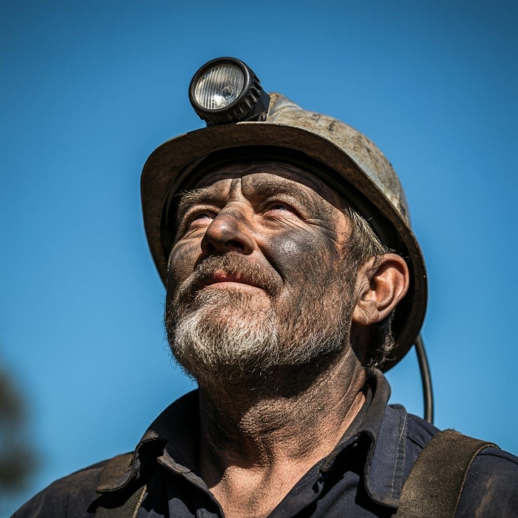 A Miner's Moment of Serenity