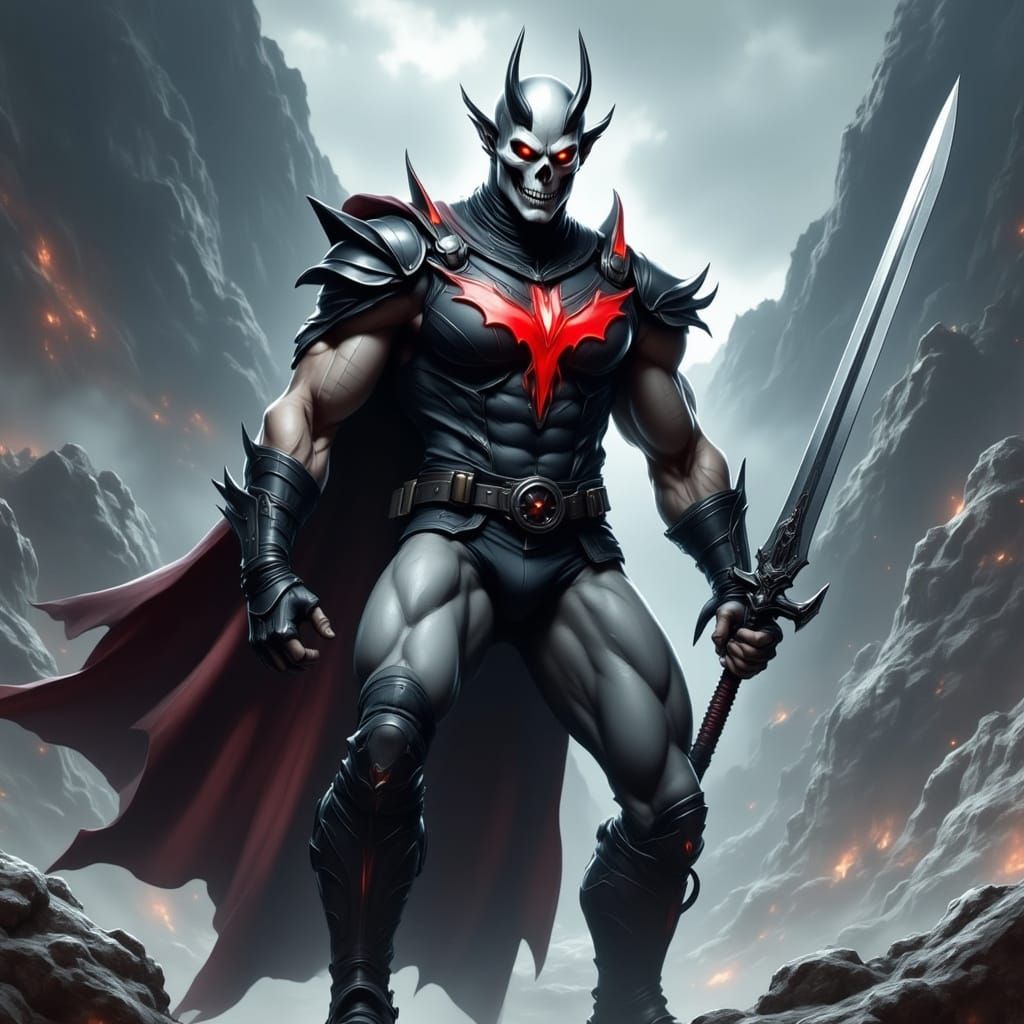 Mighty Grey Warrior Master of Snake Mountain