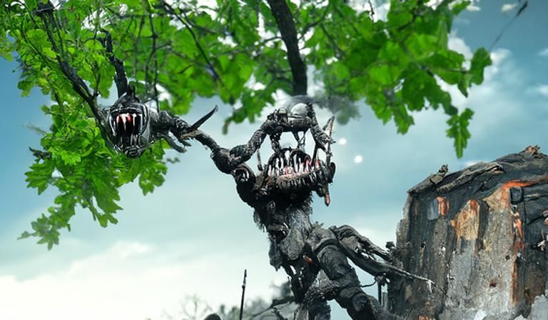 Cyber Dragon in CryEngine Style, 8k Resolution