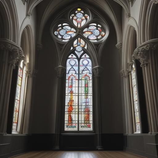 Gothic Dominican Monastery Cloister with Holy Relic