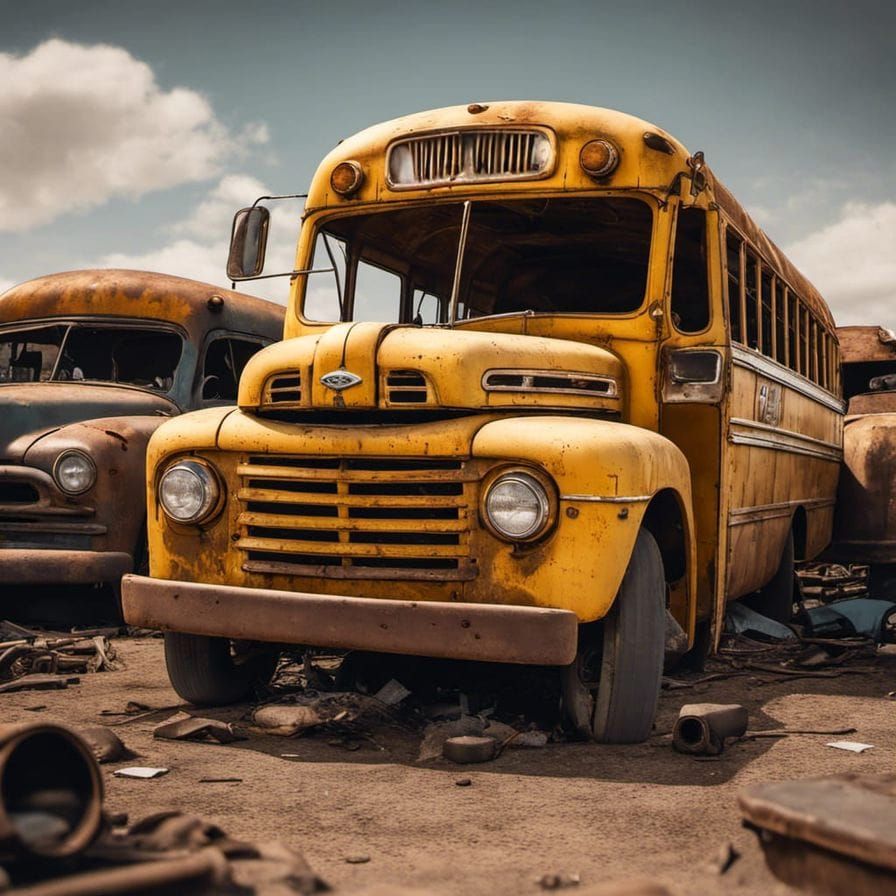 1948 Ford Old School Bus