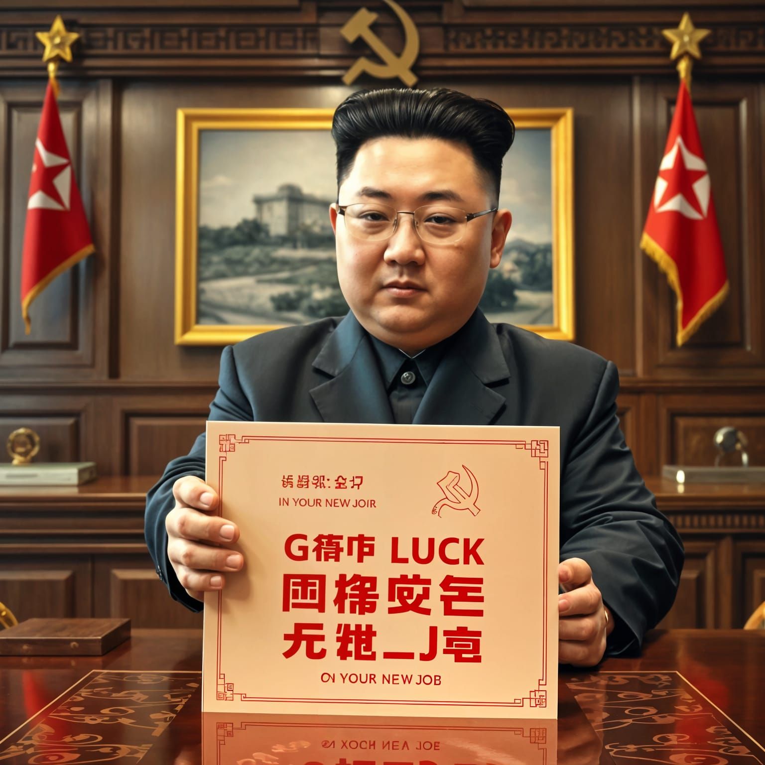 North Korean Leader Sends Bizarre Greeting Card to Trump