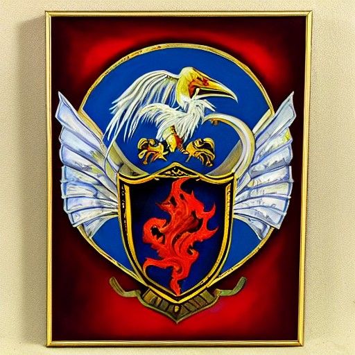 Sparda Family Crest Oil Painting