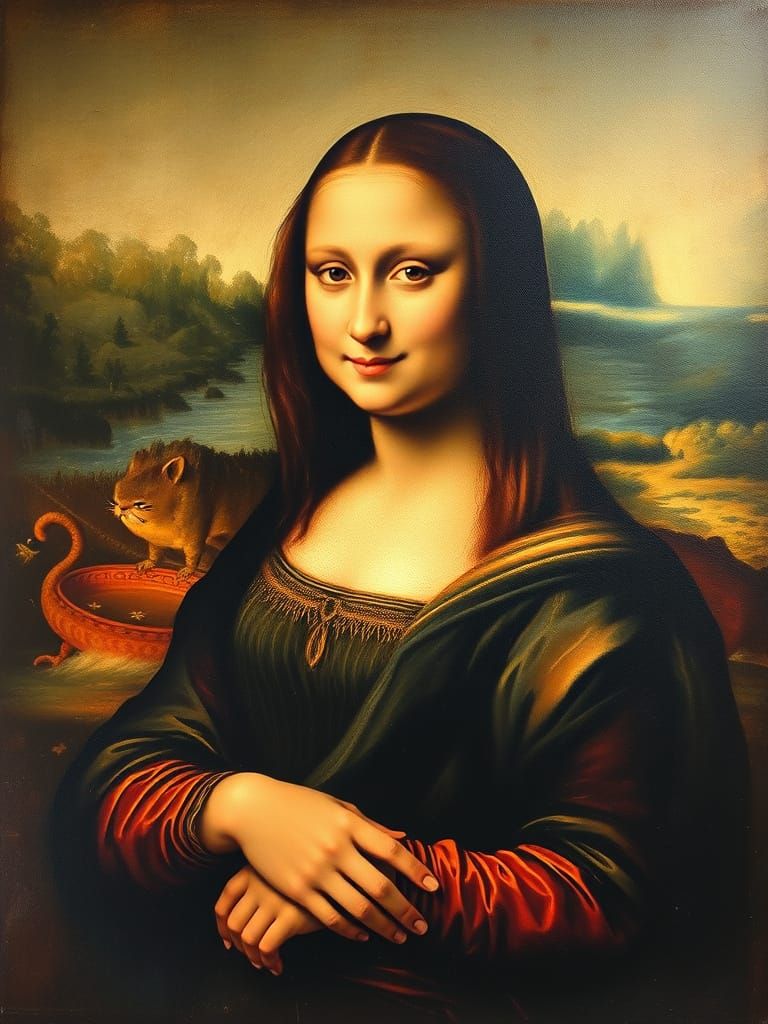 The Mona Lisa Rembrandt style
