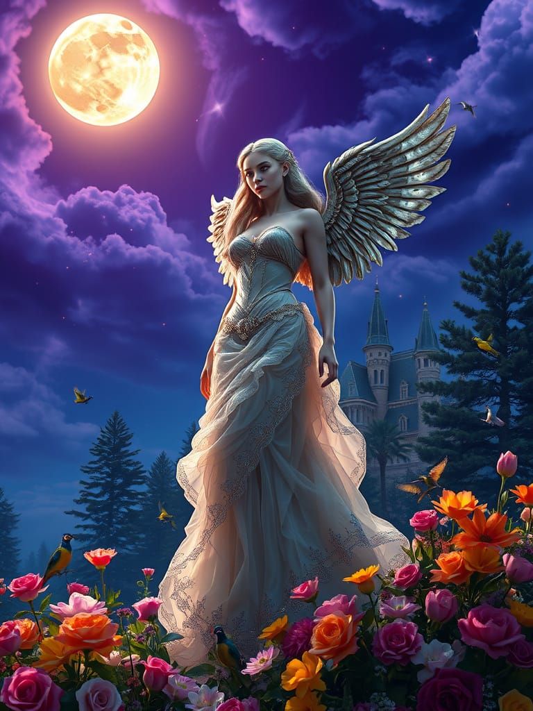 Goddess Athena in Victorian Splendor