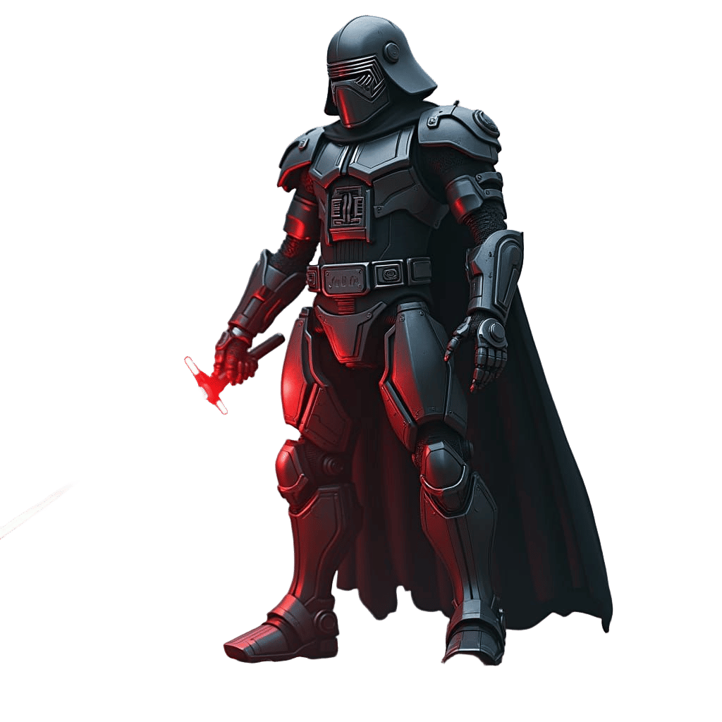 Futuristic Sci-Fi Kylo Ren in 8K