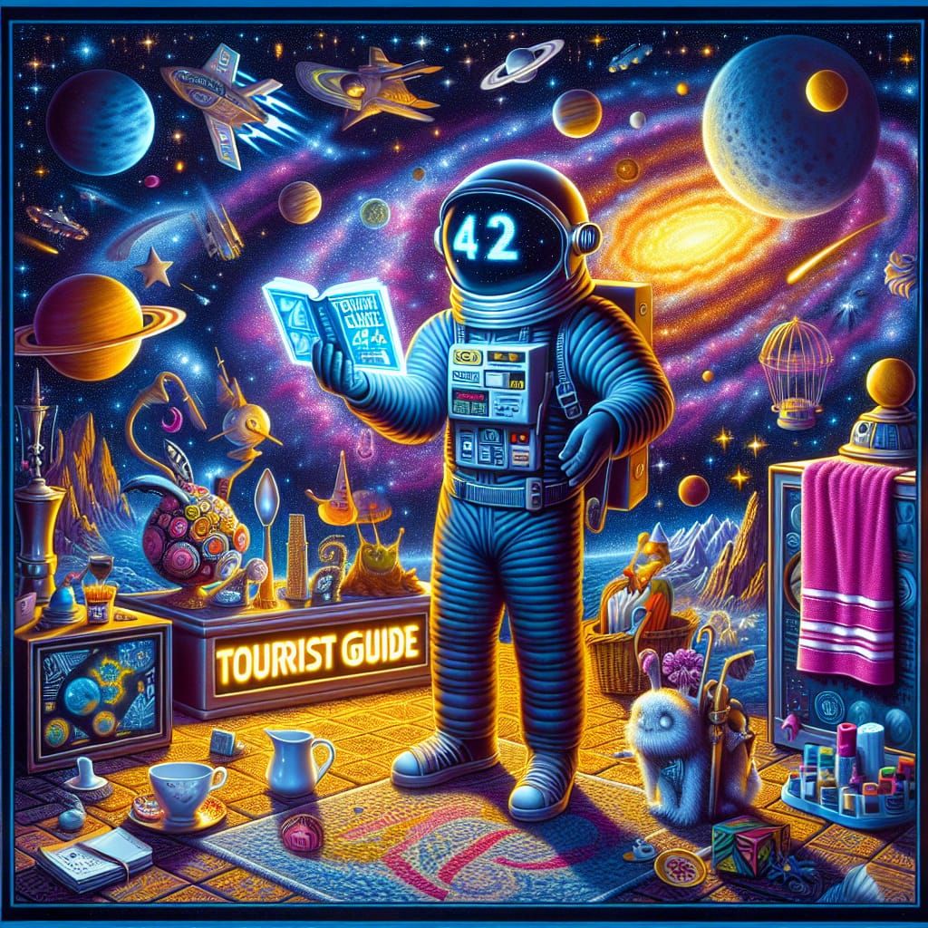 Unconventional job: H2G2 tourist guide