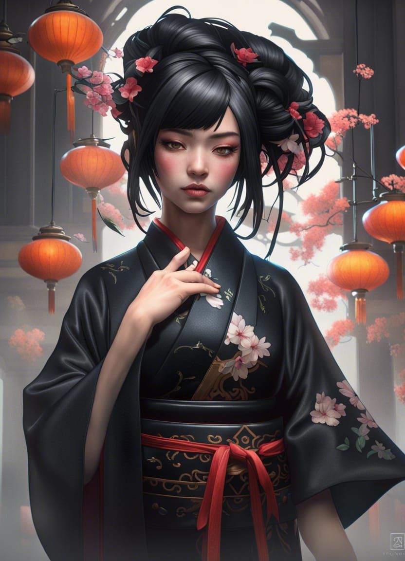 Goth geisha
